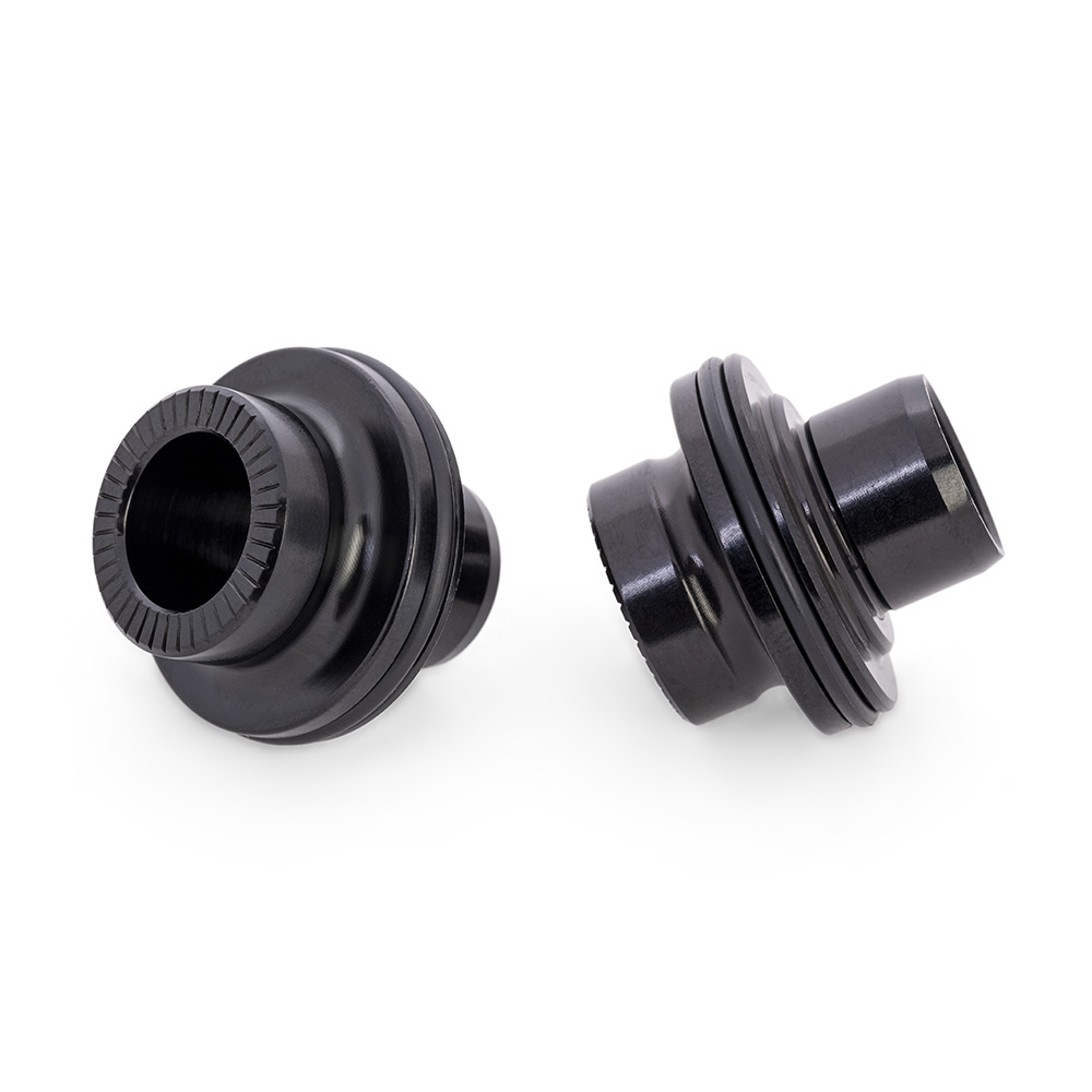 Halo Black 12mm Ridgeline II Front Hub Axle End Caps