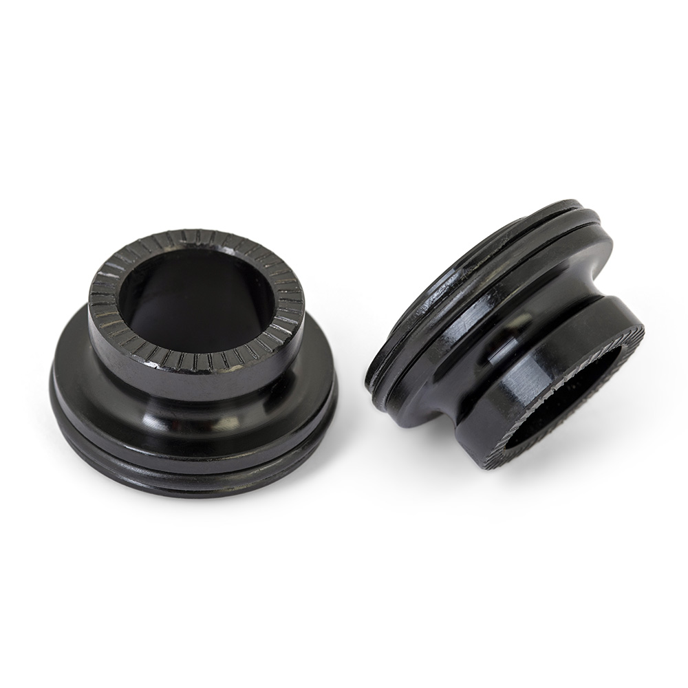 Halo Black 15mm Ridgeline II Front Hub Axle End Caps
