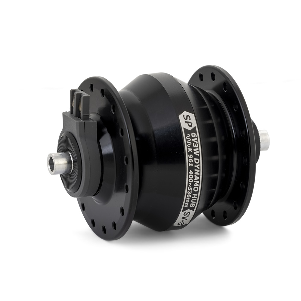 SP Dynamo Black 32H SV8 Sall Wheel Rim Brake Dyno Hub