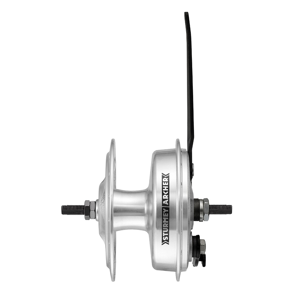 Sturmey Archer XL-FD 90mm Front Drum Brake Hub Silver 36H