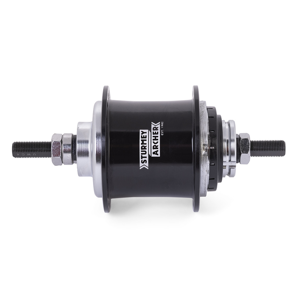Sturmey Archer Black 36H S-RF3 3-Speed Hub
