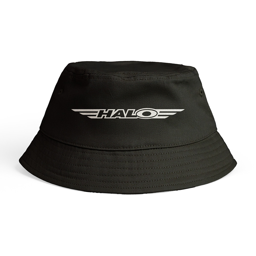 Halo Bucket Hat Black One Size