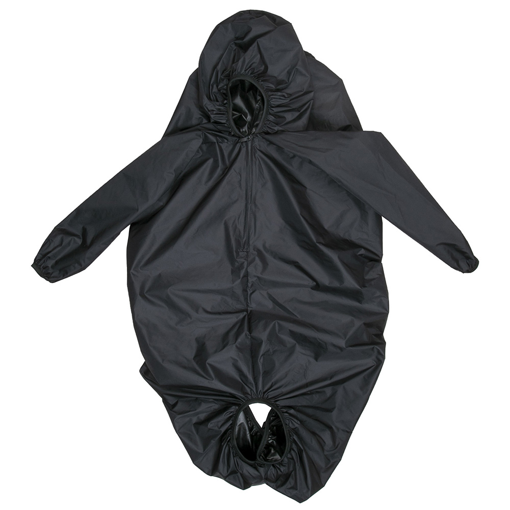 M-Wave Kid n Seat Rain Poncho Black 6M-5Y