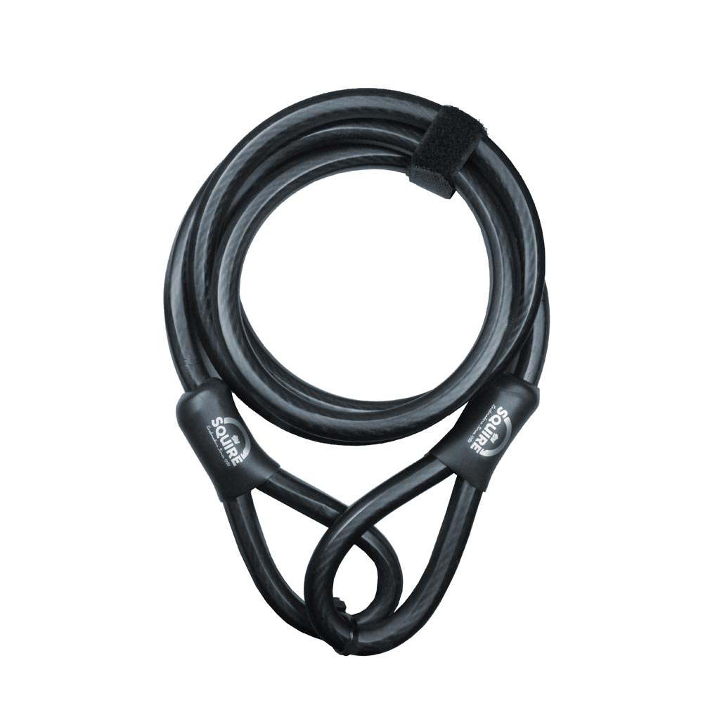 Squire Black 12x1800mm Security Cables