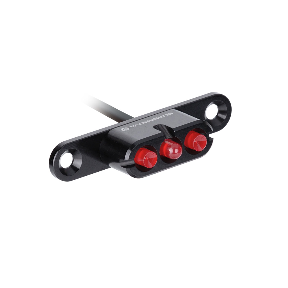 Supernova E3 Rear Bike Light 2 Rack Mount Black