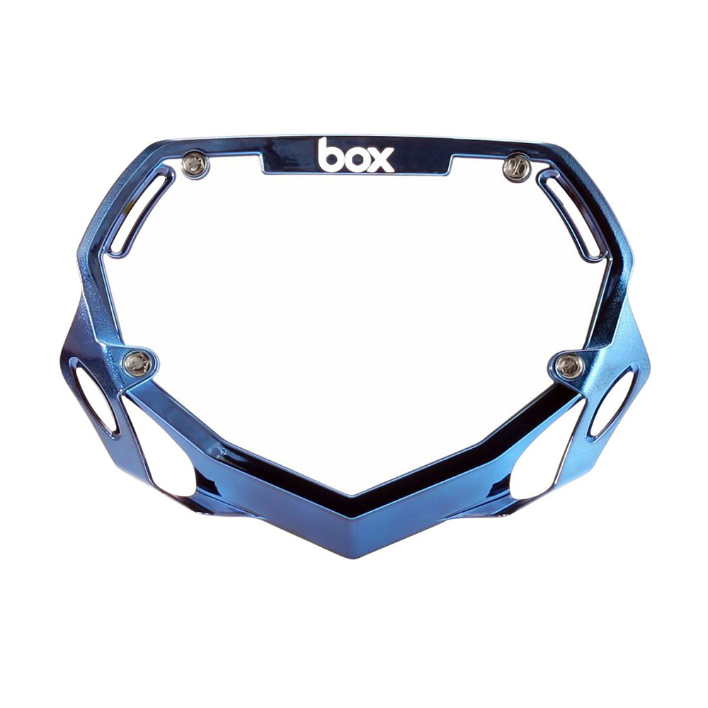 BOX BMX Box Two Chrome Number Plate Small Chrome
