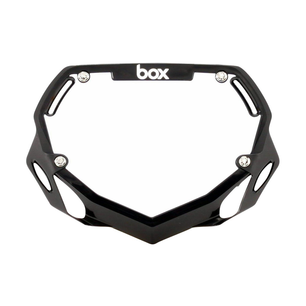 BOX BMX Box Two Number Plate Small Black