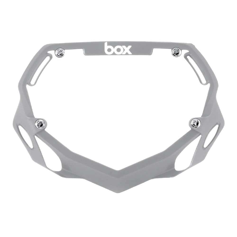 BOX BMX Box Two Number Plate Small Grey