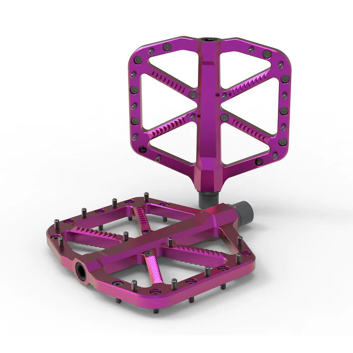 5Dev Trail/Enduro Pedals Purple 106 x 110mm