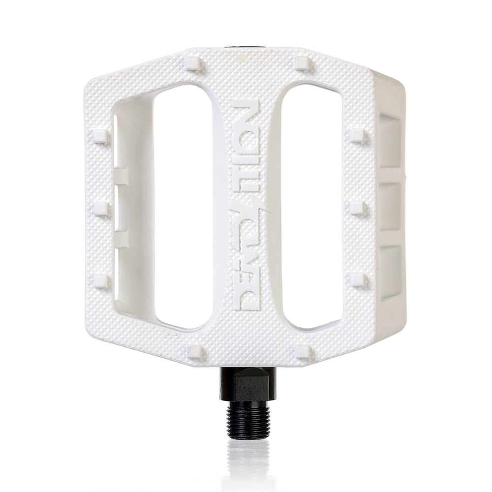 Demolition BMX White 9/16" Trooper Nylon Pedal