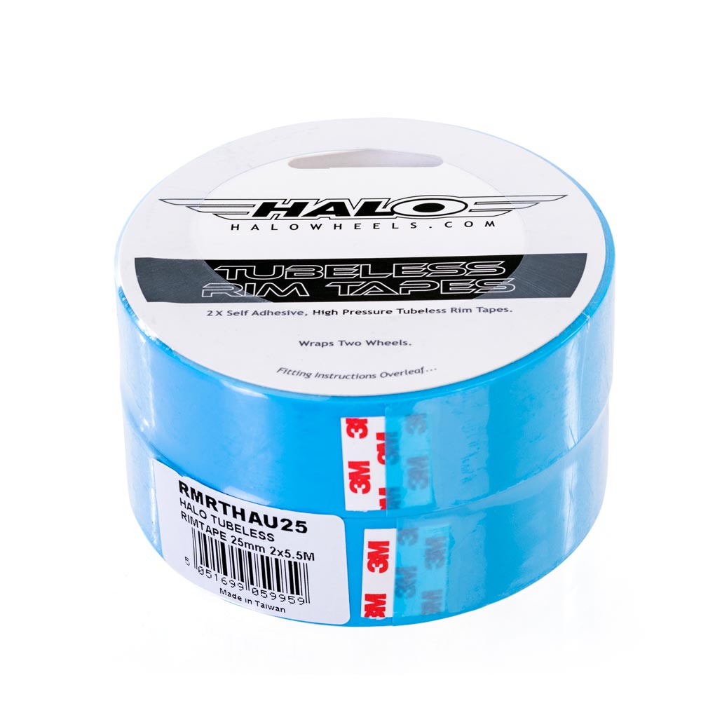 Halo Tubeless Rim Tape Blue 2 x 5.5m Rolls 25mm Wide