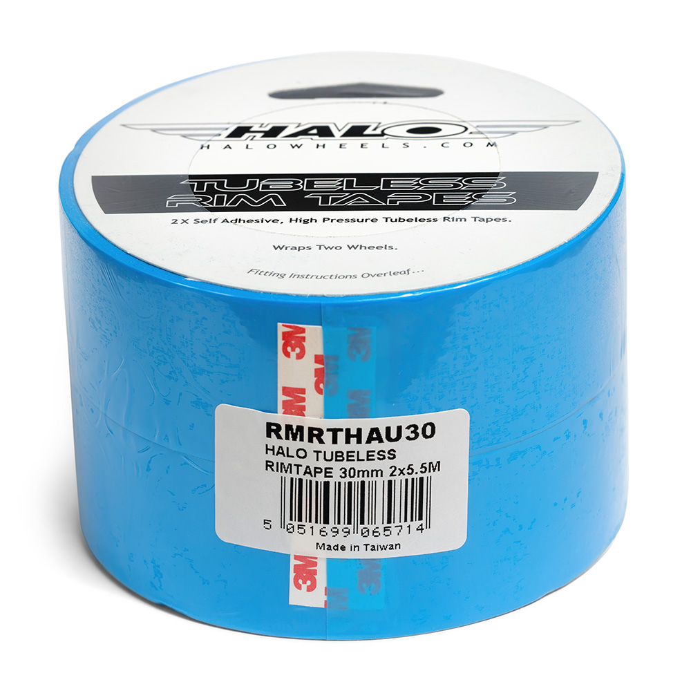 Halo Tubeless Rim Tape Blue 2 x 5.5m Rolls 30mm Wide