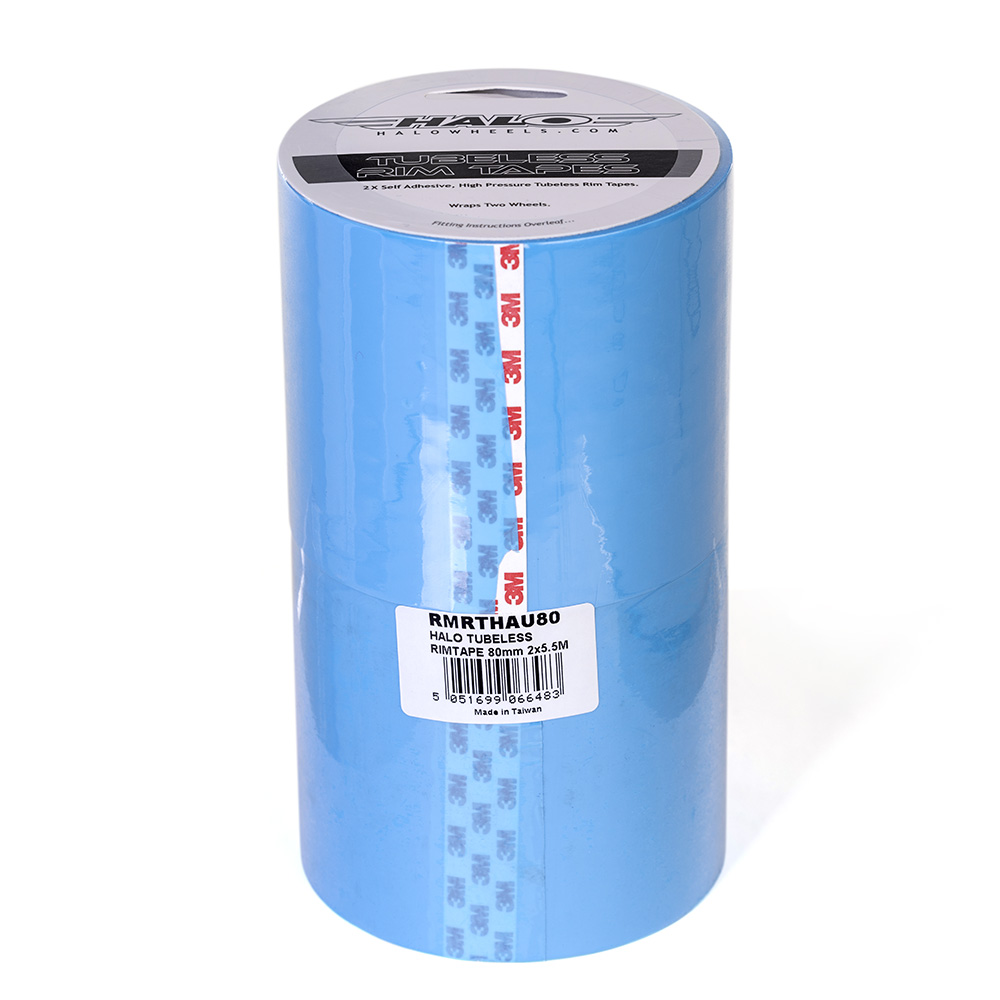 Halo Tubeless Rim Tape Blue 2 x 5.5m Rolls 80mm Wide