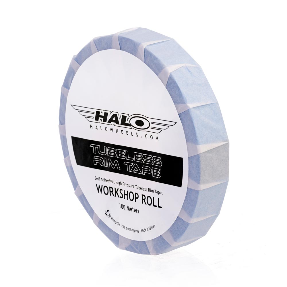 Halo Tubeless Rim Tape 100m Workshop Roll Blue 25mm Wide