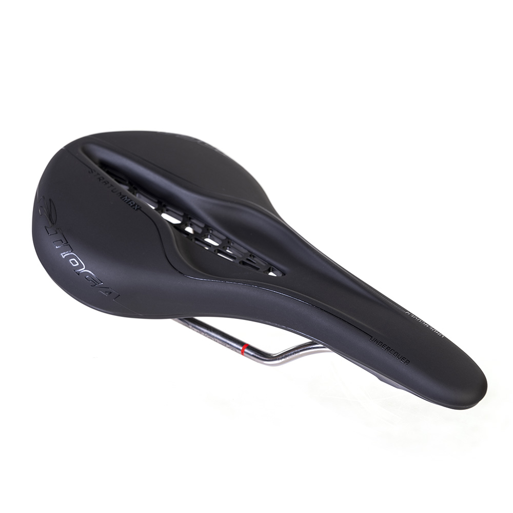 Tioga Undercover Stratum Max Saddle Chromoly Rails Bike Seat 285 x 145mm Black