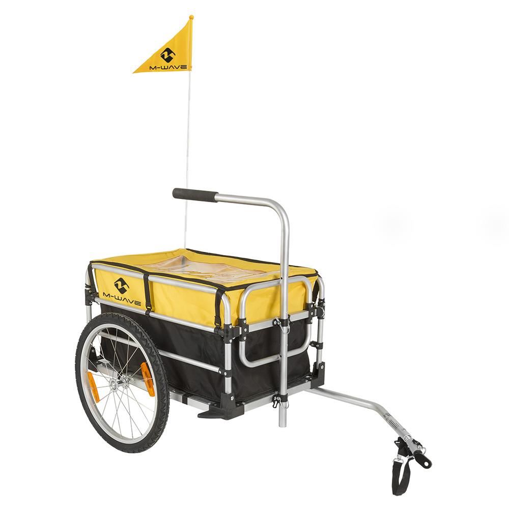 M-Wave Yellow Cargo Stalwart Carry Fold 1 Cargo Trailer