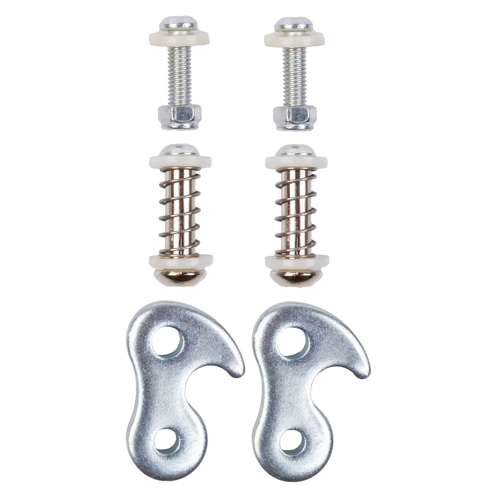 M-Wave Silver QR Hitch Single Wheel Trailer QR Spare Hook-on Parts 