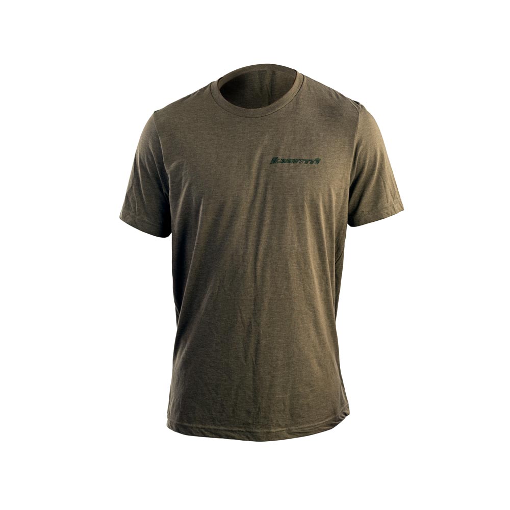 Identiti Heather Olive Scratch Logo T-shirt