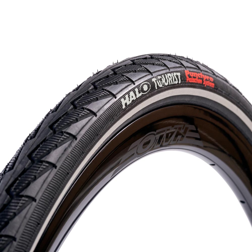 Halo Tourist Tyre 700 x 35c City Touring Trekking Black