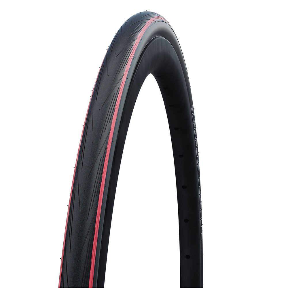 Schwalbe Lugano II Active K-Guard SiC Wired 700x25c Black/Red