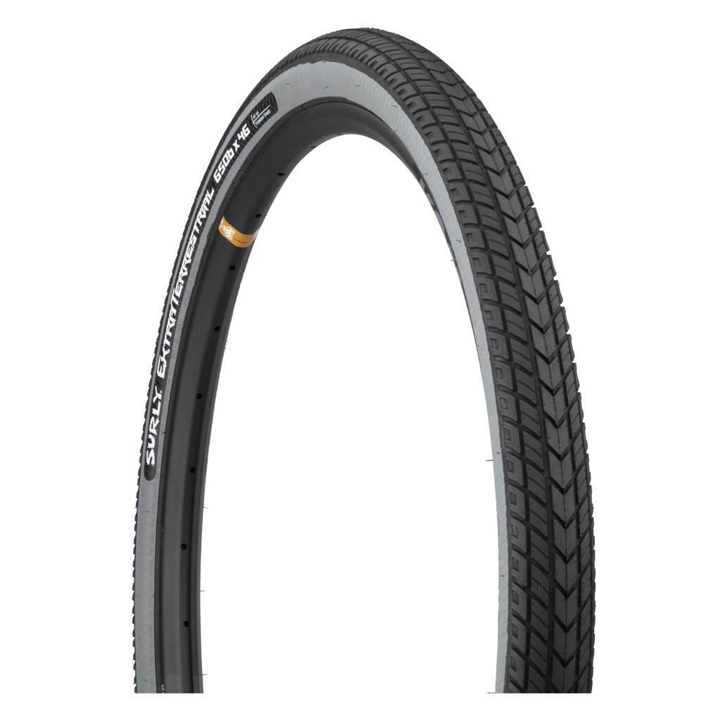 Surly 27.5" x 46c ExtraTerrestrial Tyre Folding 60Tpi TLR Black/Grey