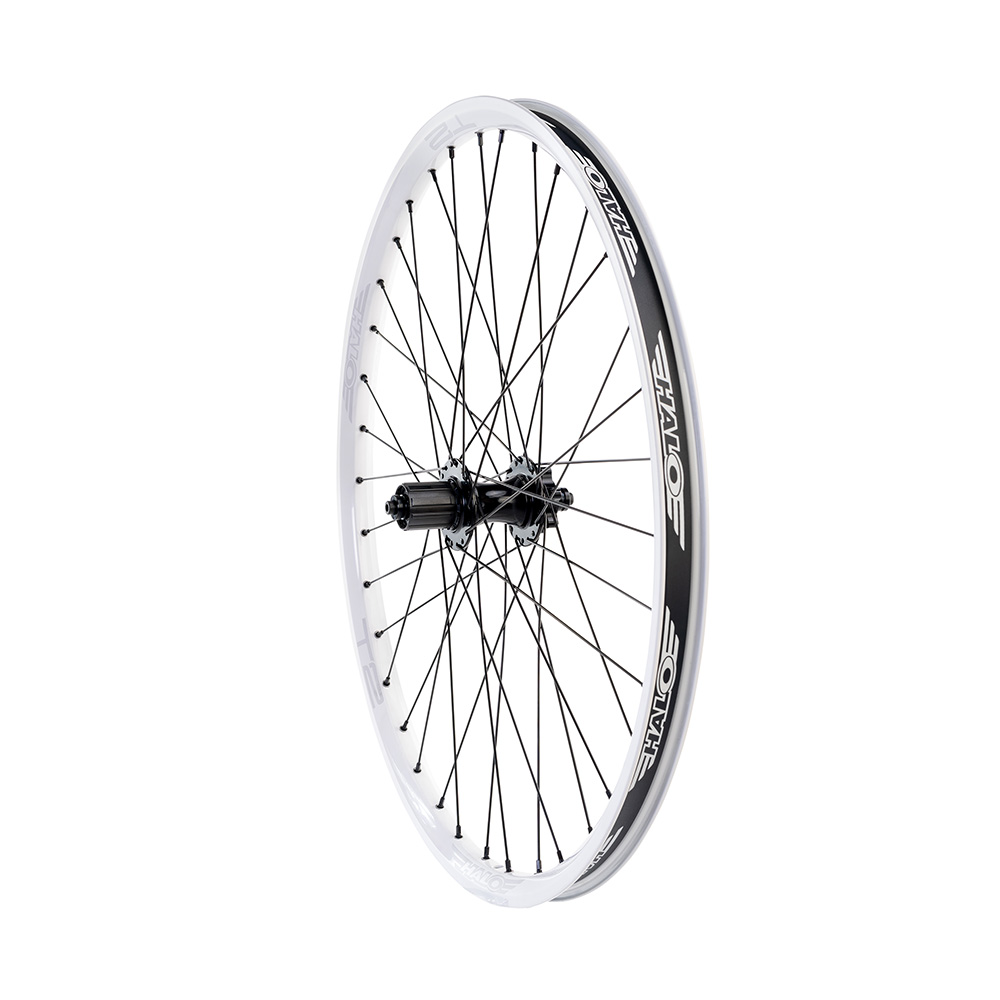 Halo T2 26" Shimano HG Disc White Rear MTB Wheel