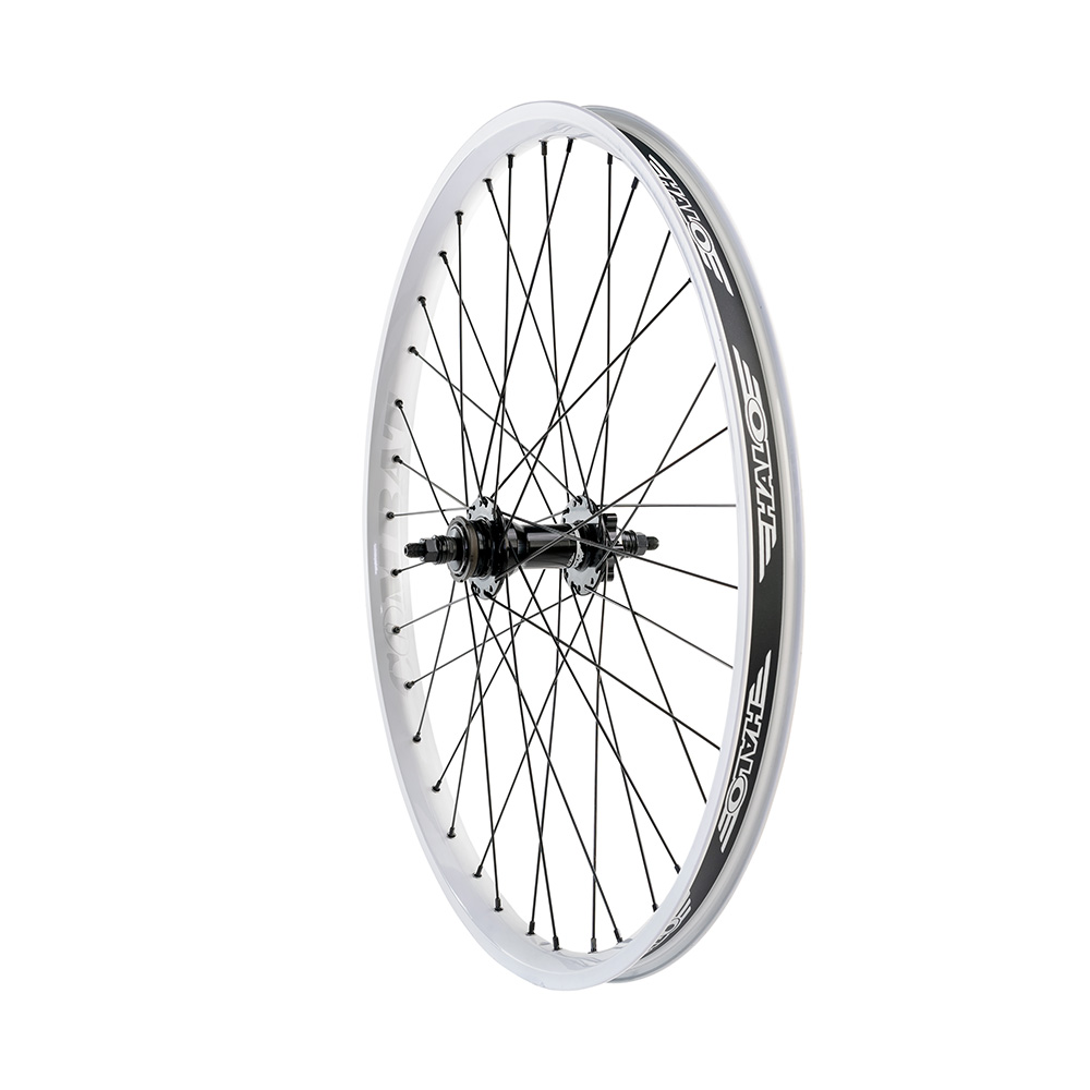 Halo White 26" Combat II 26" Single Speed HG Rear Wheel