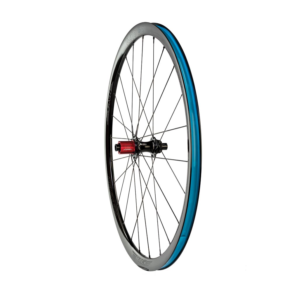 Halo 700c Devaura RD2 16/8E Rim  11 Speed Campag Disc Hub Road Rear Wheel Black