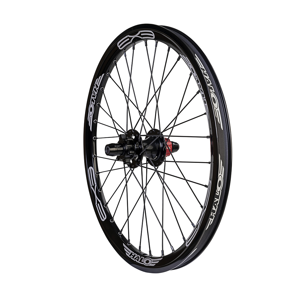Halo 20x1.5" EX3 MXR MX BMX Race Rear Wheel Disc Supadrive Cassette Hub Black