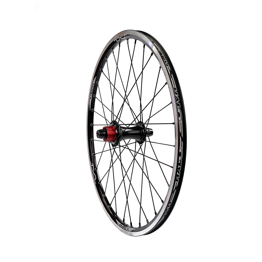 Halo Black 20x11/8" JX2 Junior BMX Race 20 x 1 1/8" Rear Wheel