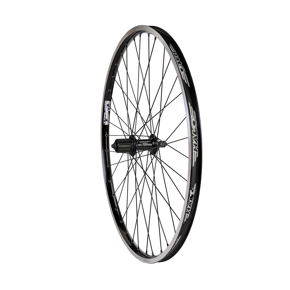 Halo Black 26" White Line Deore 26" Rear Wheel
