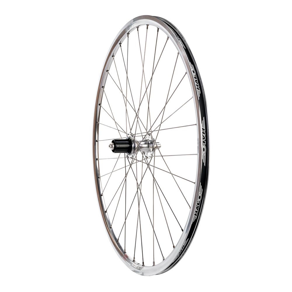 Halo Retro 6-Drive Road Rear Wheel 700c x 32h Shimano HG Silver