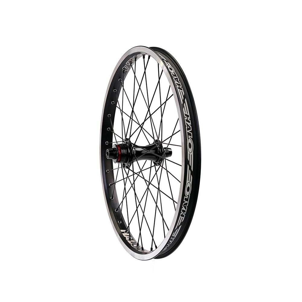 Halo 20" Sub-4 BMX 3/8" MXR Supadrive Cassette Race Rear Wheel 36H Black
