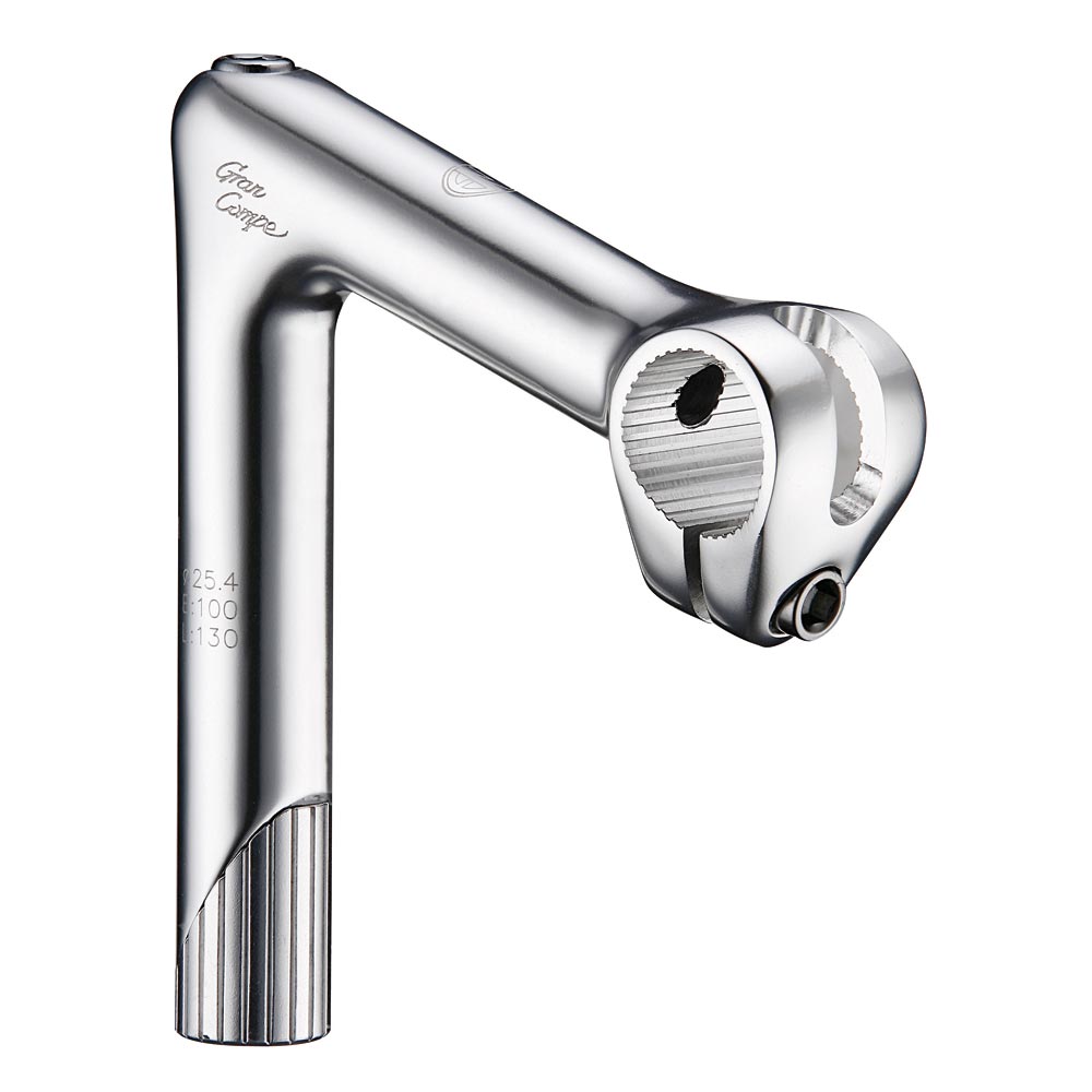 Dia-Compe ENE Alloy Hole-in Quill Road Quill Stem 15 Deg 100mm Reach Polished