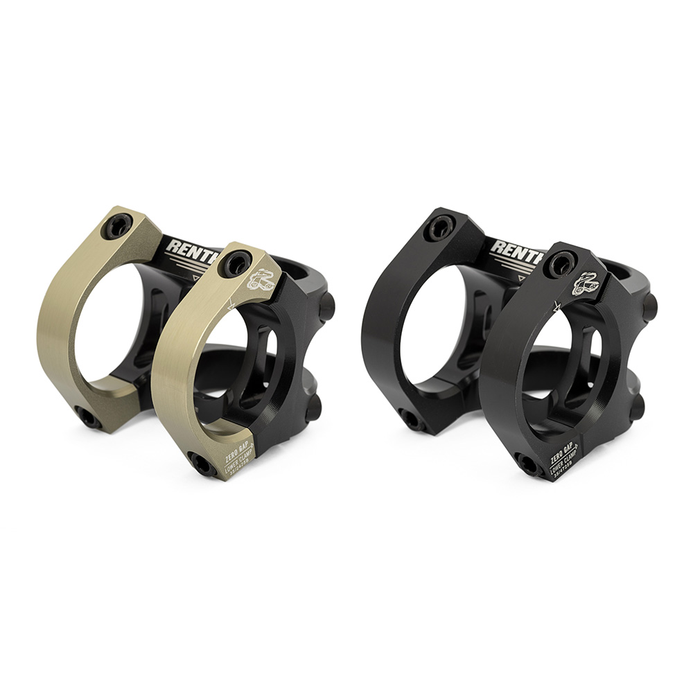 Renthal Apex V2 Stem 35mm Fat Bar Clamp 1-1/8" Steerer MTB Black / Gold & Black