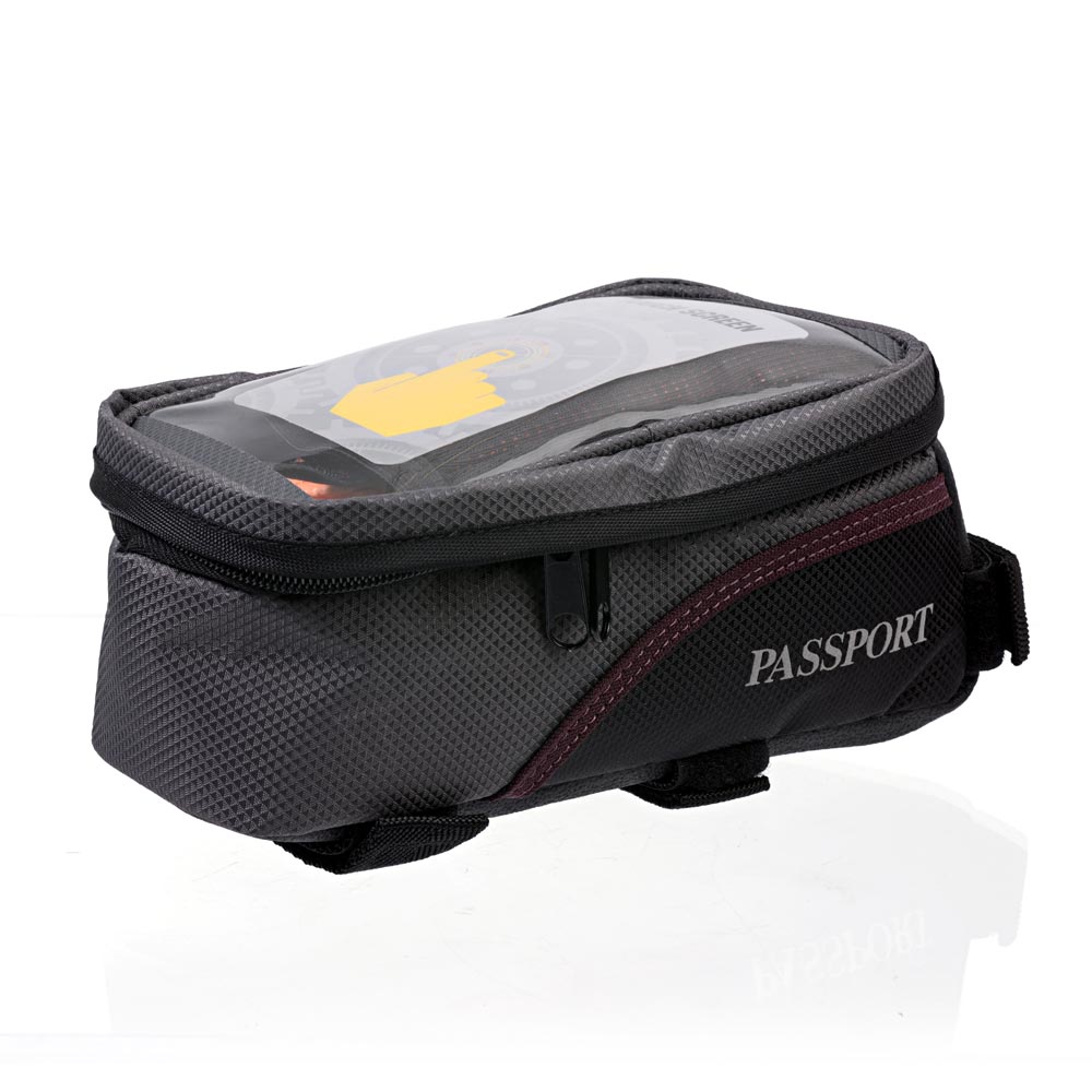 Passport Top Tube Pack Bag Bikepacking Small Grey