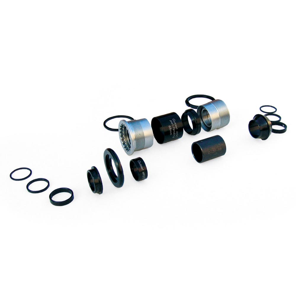 Gusset IASC Euro (BSA) 19mm BMX Bottom Bracket Set Black