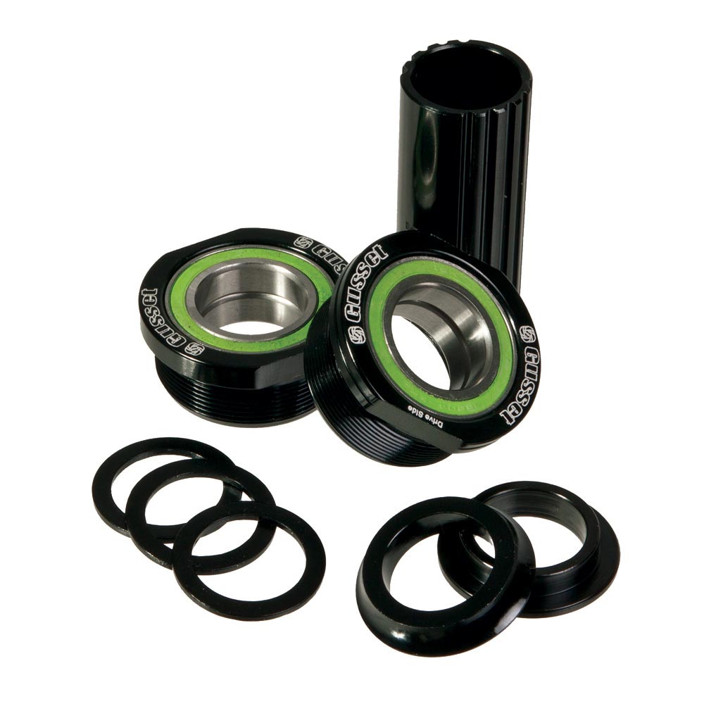 Gusset MXR Euro Bottom Bracket Set 19mm CNC Alloy Black