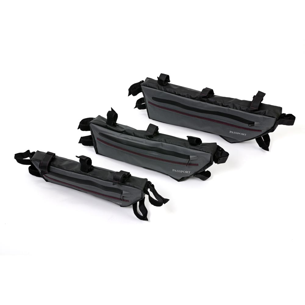 Passport Bikepacking Bicycle Frame Bag Grey