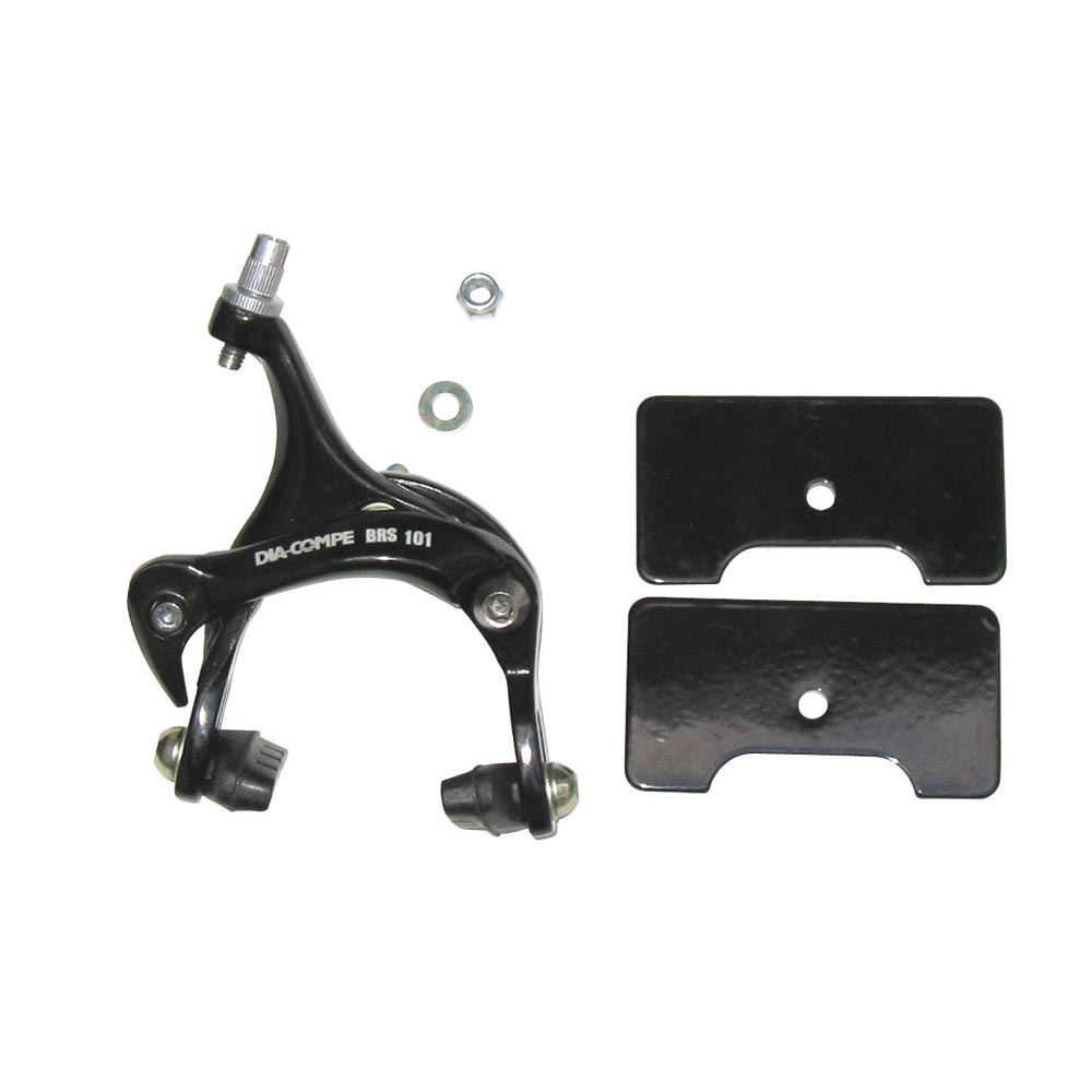 Dia-Compe BRS 101 Rear Dual Pivot Track Brake Inc, Mount Plates and XL bolt