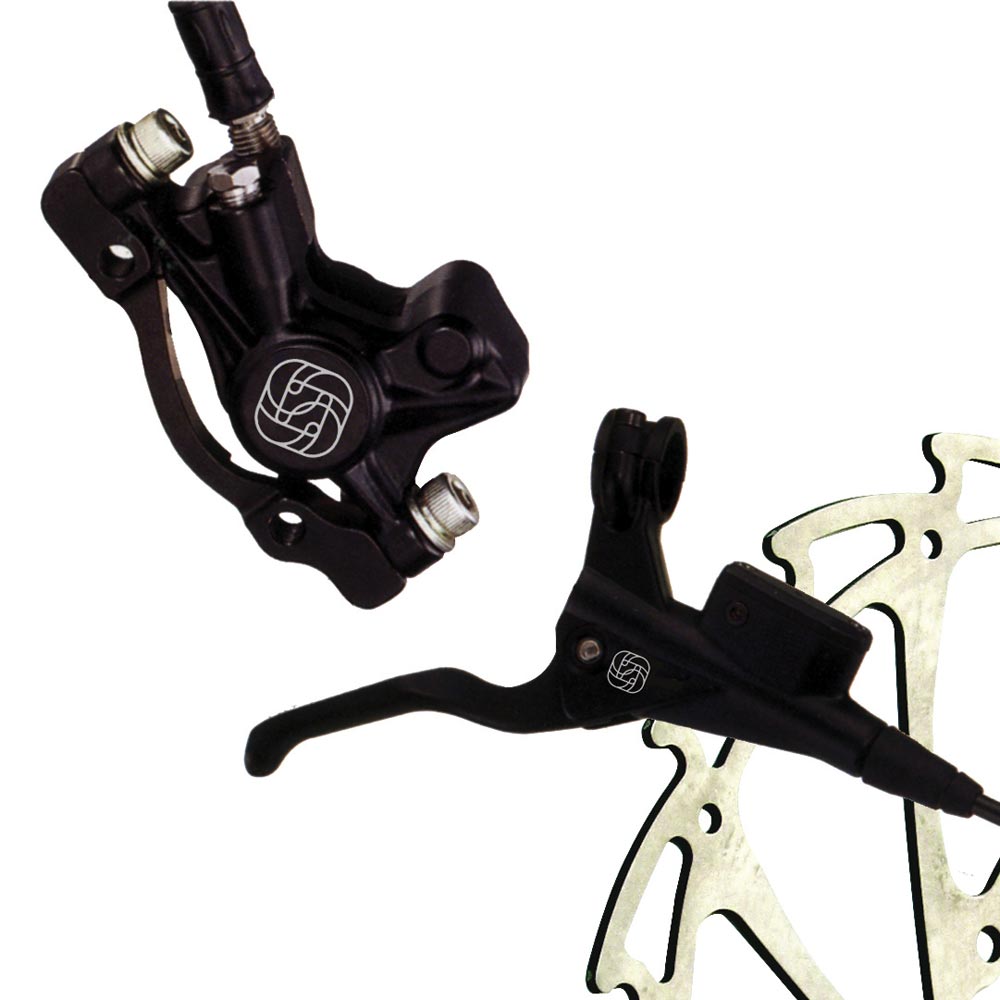 Gusset Hydro Chute front disc brake 180mm black