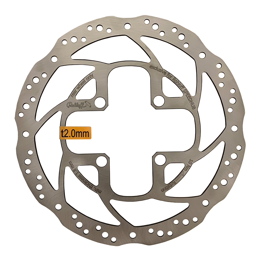 Rohloff Silver 203mm Disc Brake Rotor