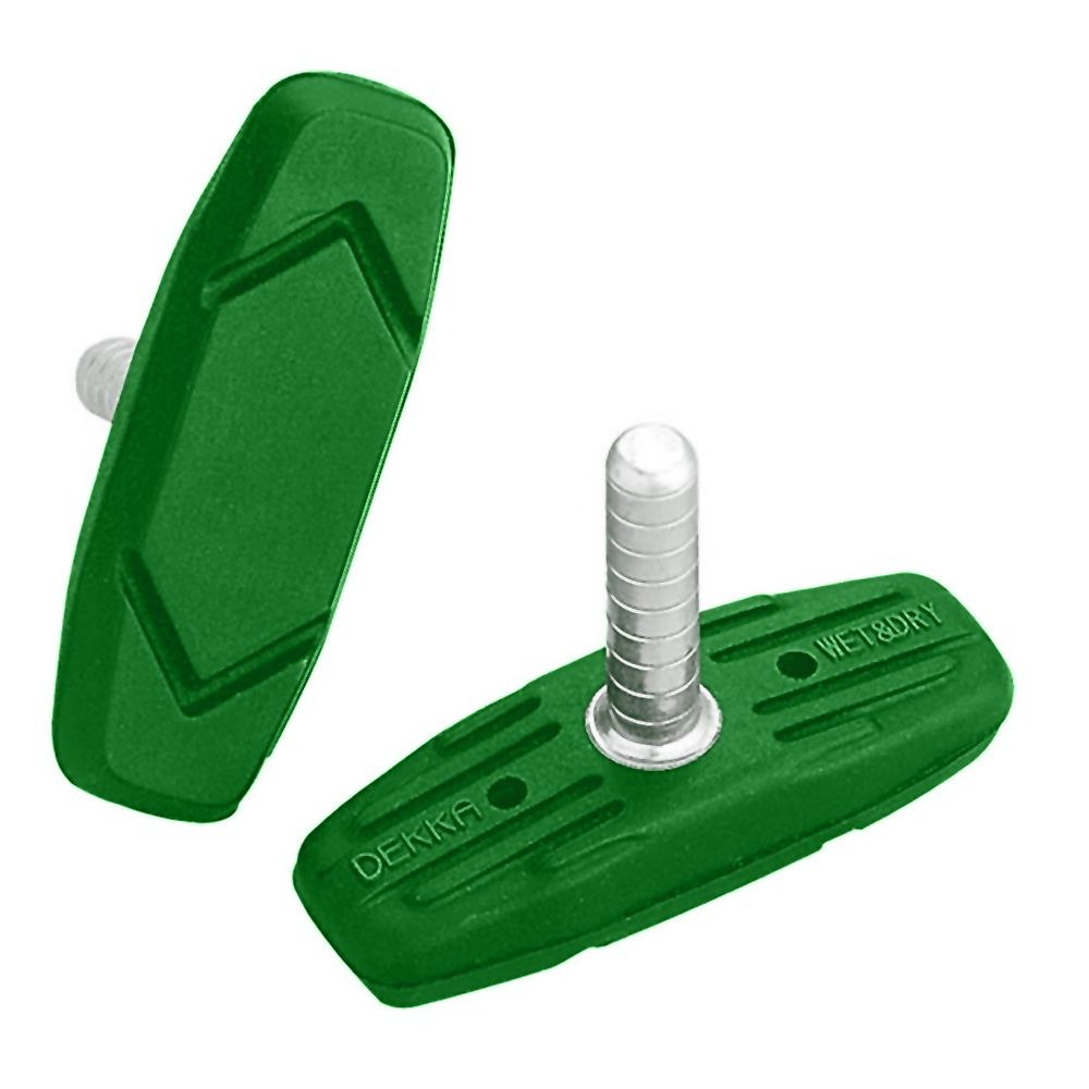 Dia-Compe Dekka O/S MX Soft Brake Pads Stud Green