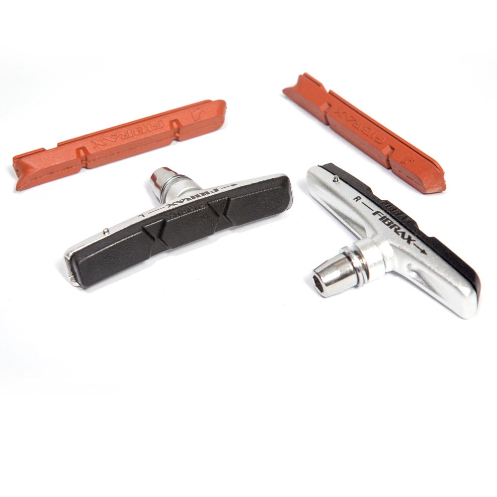 Fibrax SH750E Low Profile Nutted V-Type Replacement Brake Pads Extreme Compound