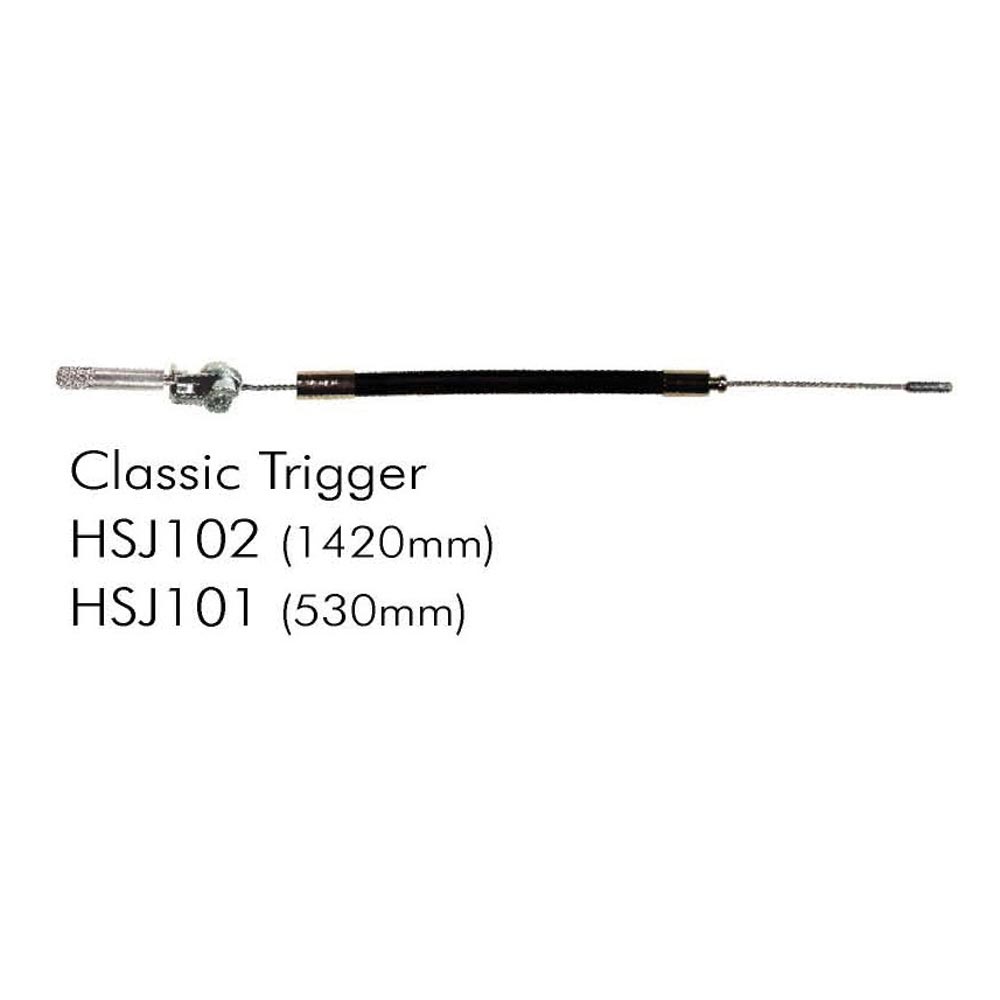 Sturmey Archer HSJ101 Classic Trigger Gear Cable with Anchorage 530mm Black