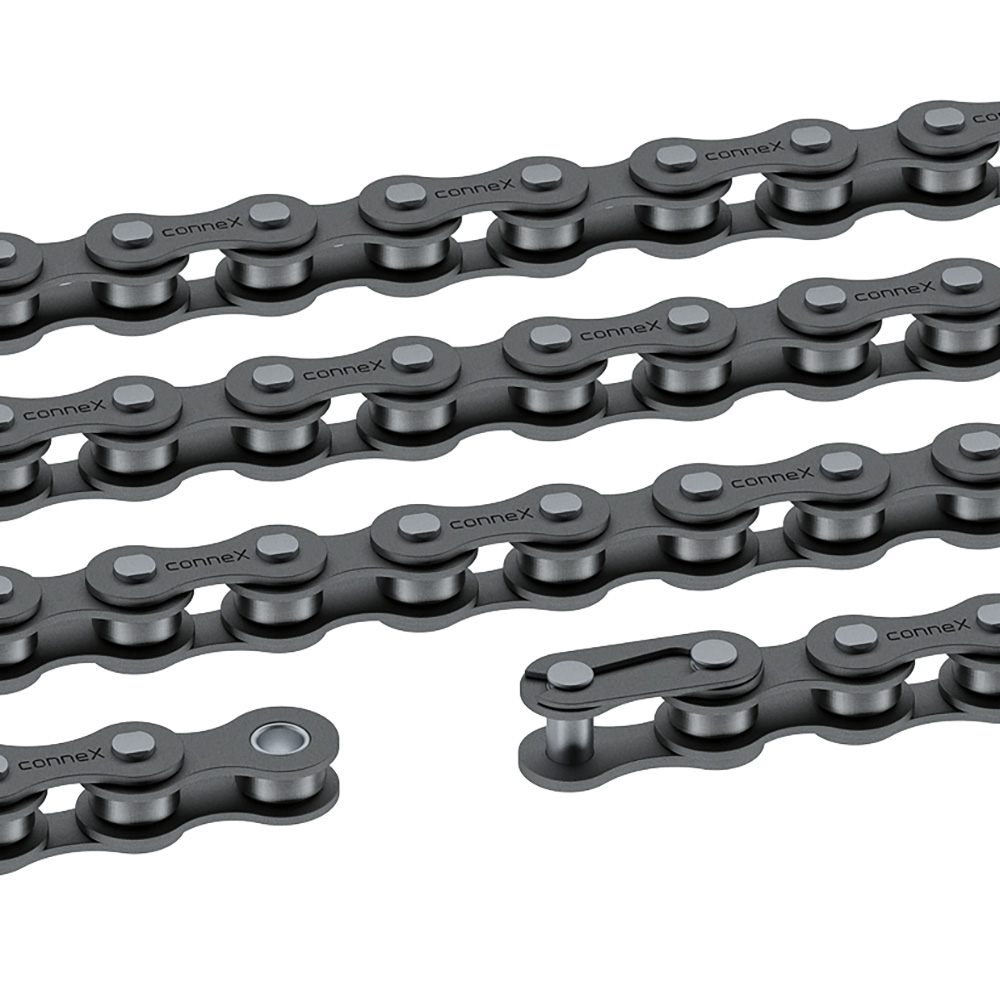 Connex 100 1/8" Bicycle Chain Single Speed Gunmetal Grey 112 Links