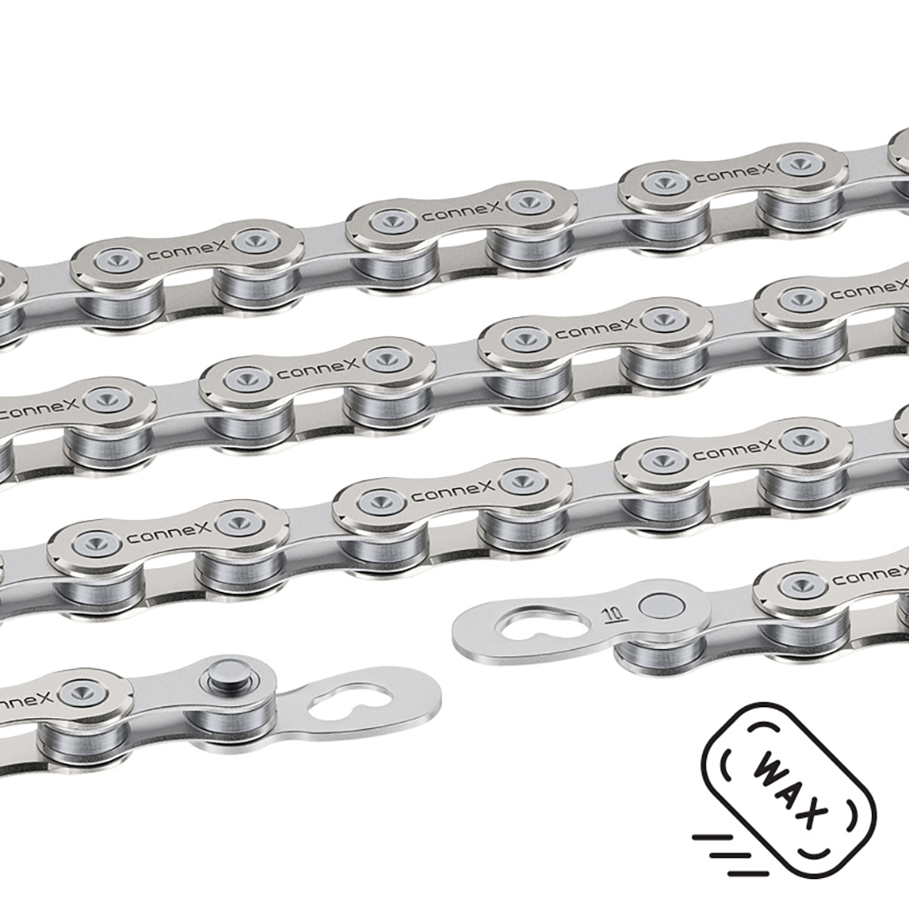 Connex 10WAX Bicycle Chain Nickel 10 Speed