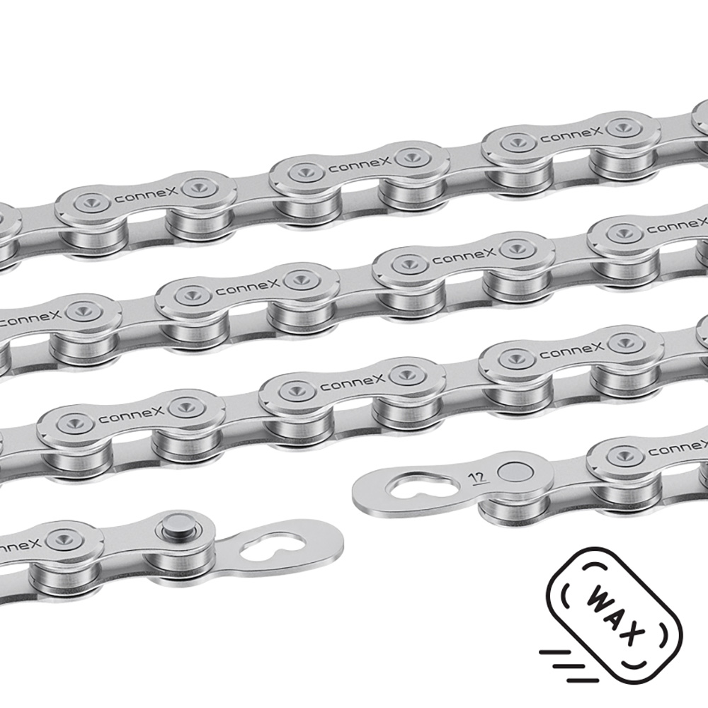 Connex 12WAX Bicycle Chain Nickel 12 Speed