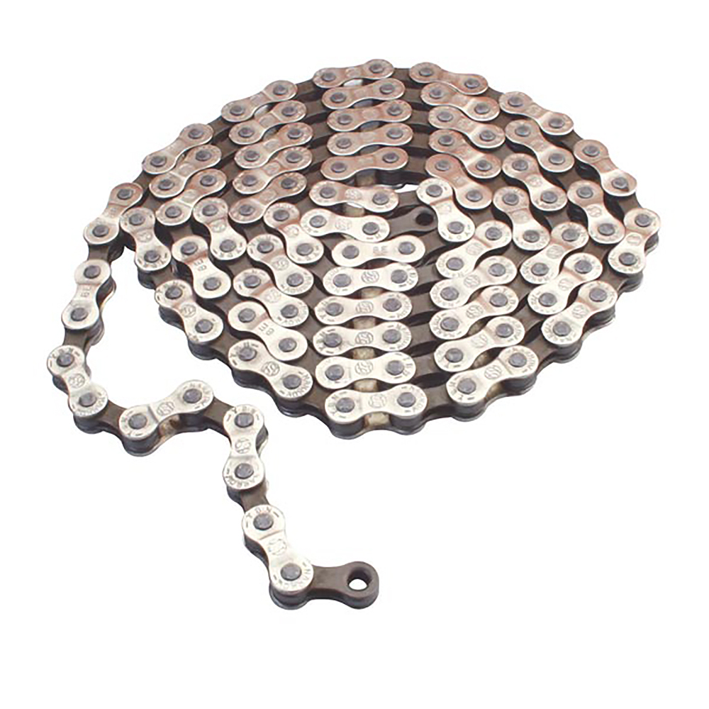 8 Speed Chain 1/2 x 3/32" Gusset GS-8 116 Links Silver
