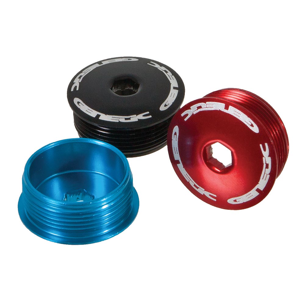 Genetic Heritage CNC Alloy 22mm Thread-in Crank Caps 5mm Hex Bolt